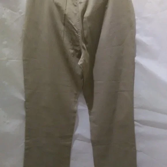 Khakis Rag Washed Comfort Women's Pants Color Beige Size 11/12 - Picture 5 of 8